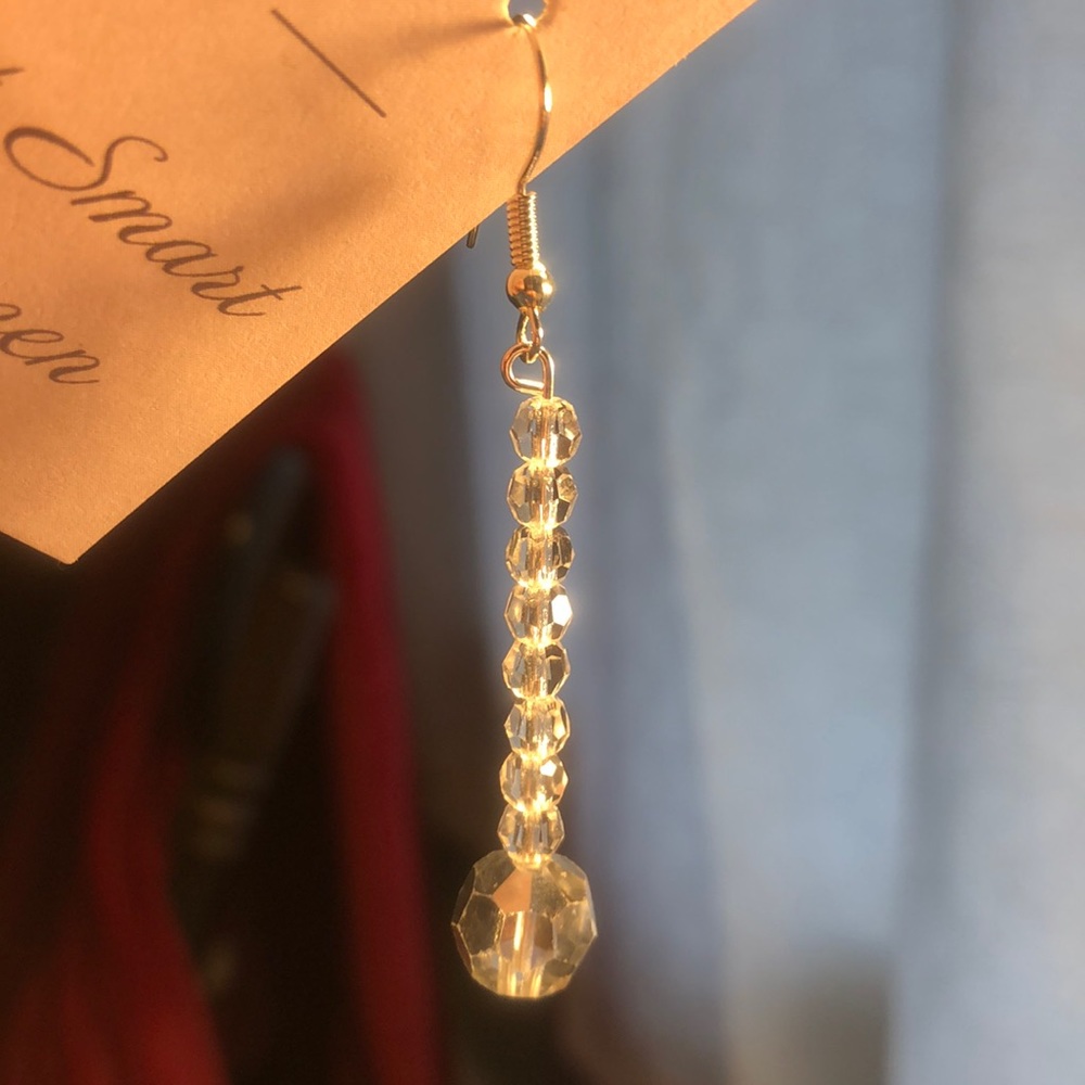 Hand crafted earrings Each stone has been carefully selected
